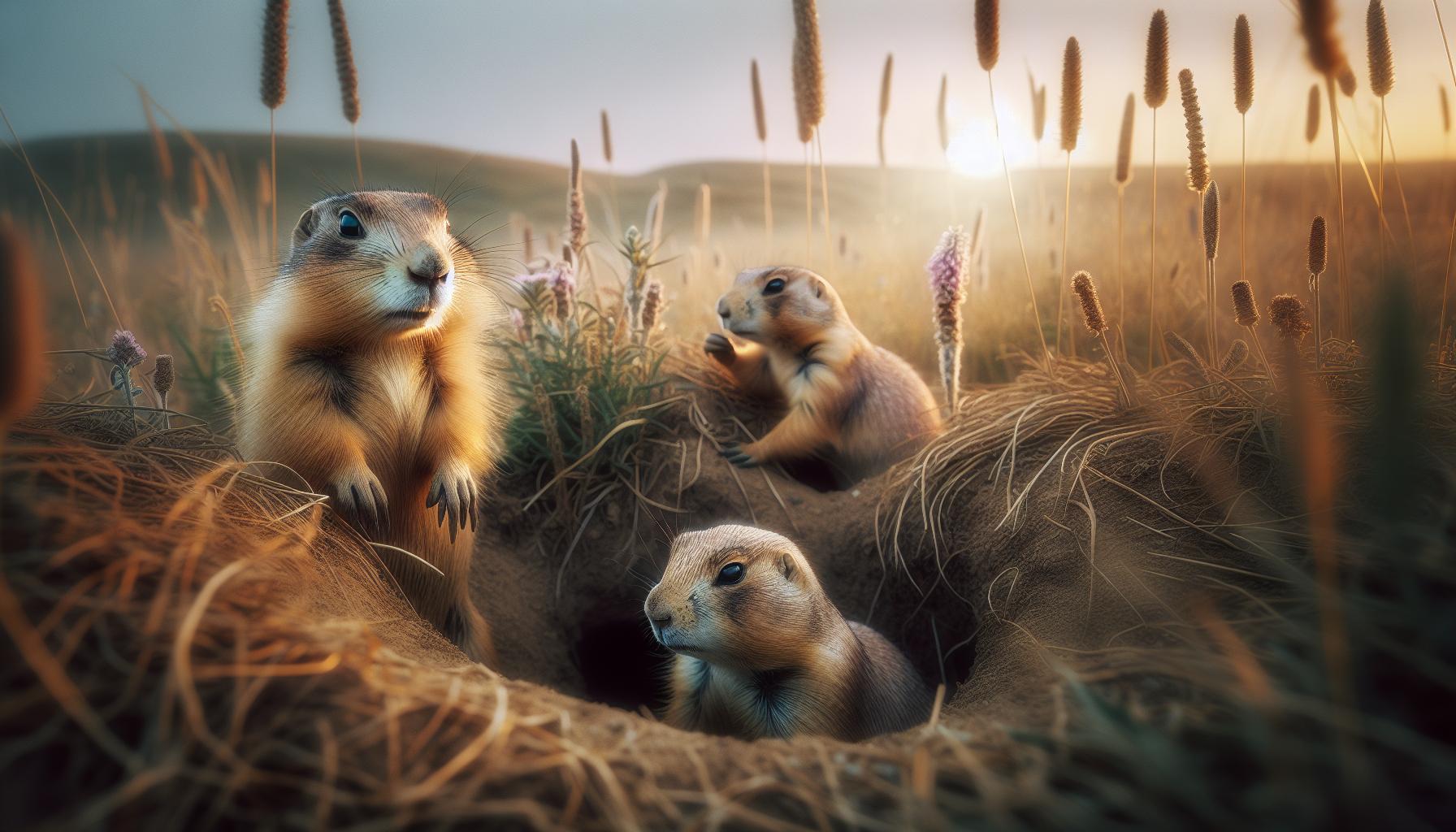 Behavioral Traits: How Gophers and Prairie Dogs Interact with Their Environment