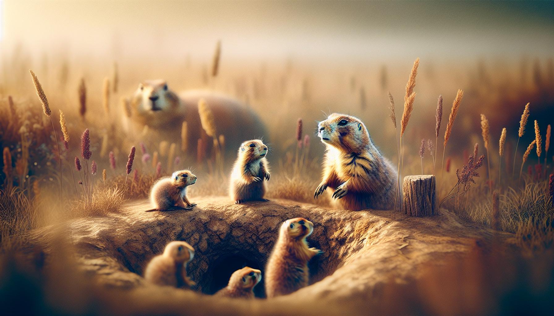 Behavioral Traits of Prairie Dogs at Different Ages