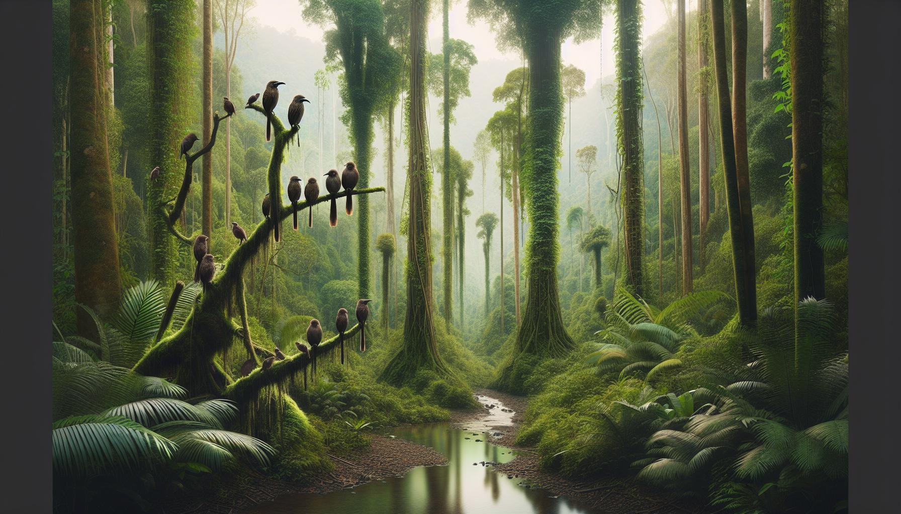 Common Habitats of Bird Species That Sound Like Monkeys