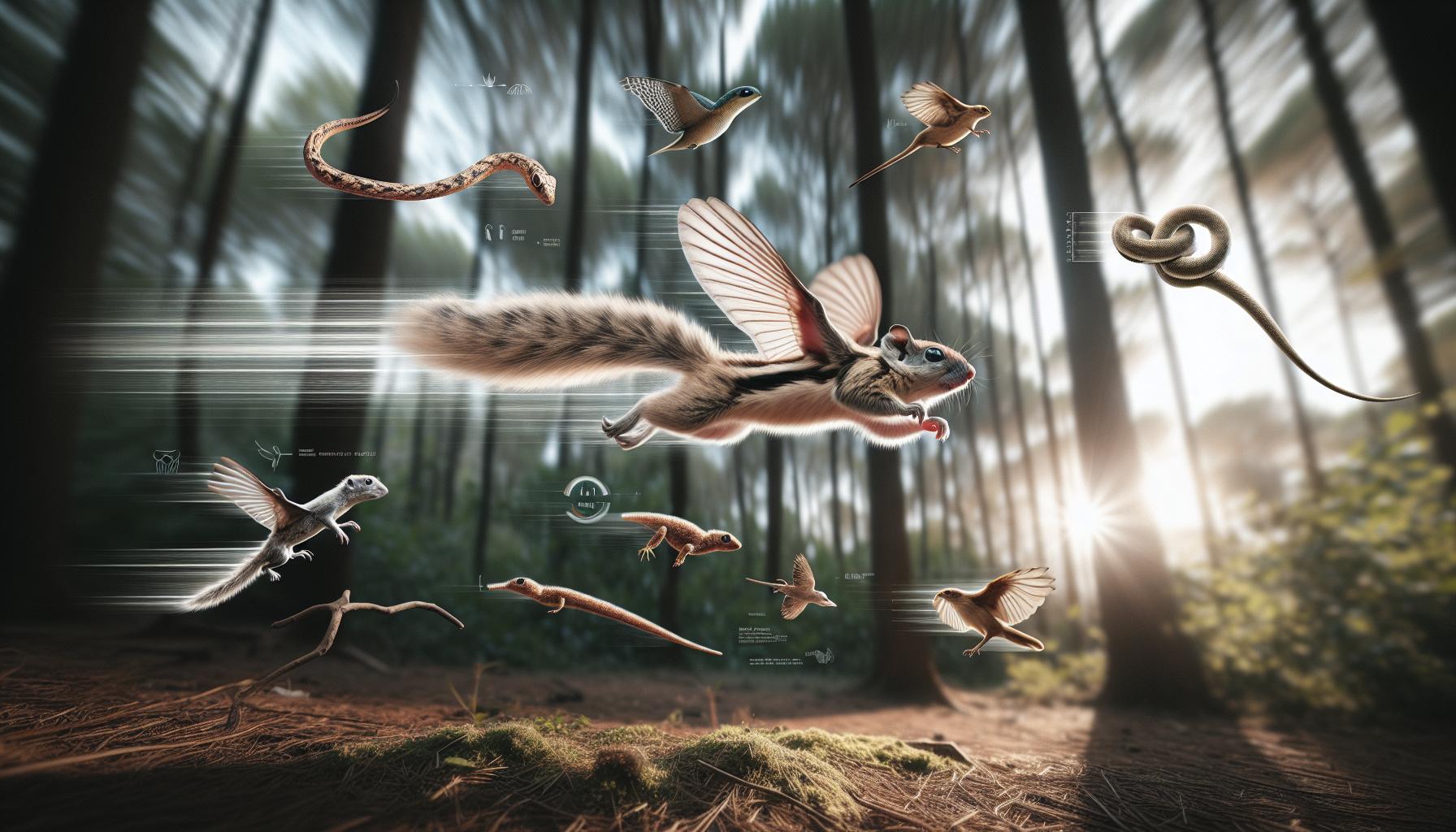 Comparing Flying Squirrel Speeds to Other Gliding Animals