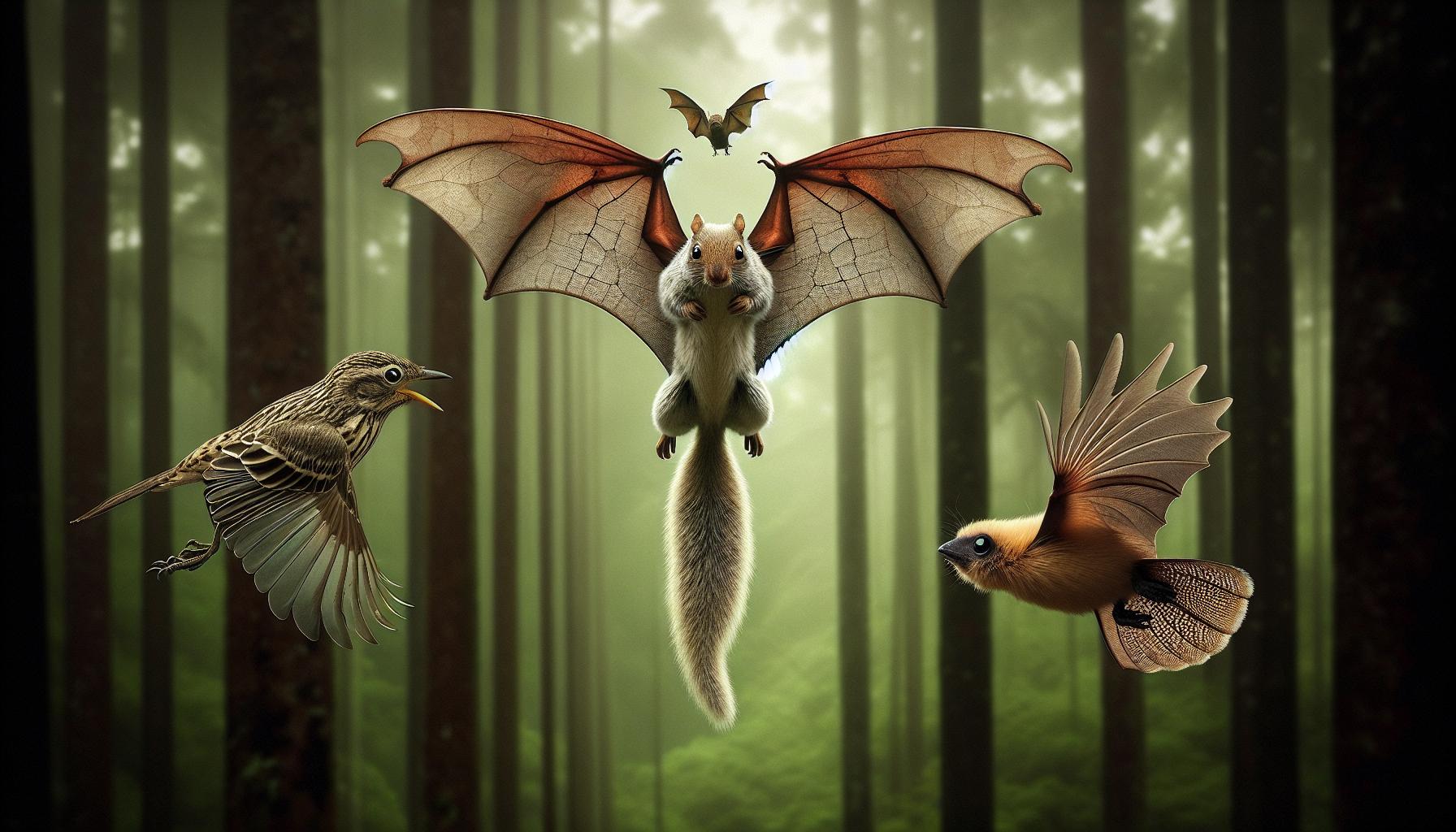 Comparing Flying Squirrel Wings to Other Species
