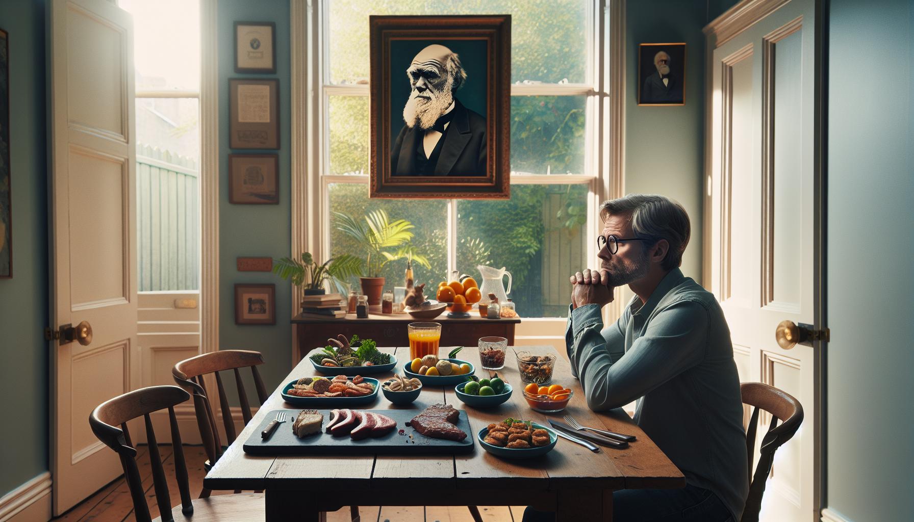 Darwin's Ethical Views on Animal Consumption