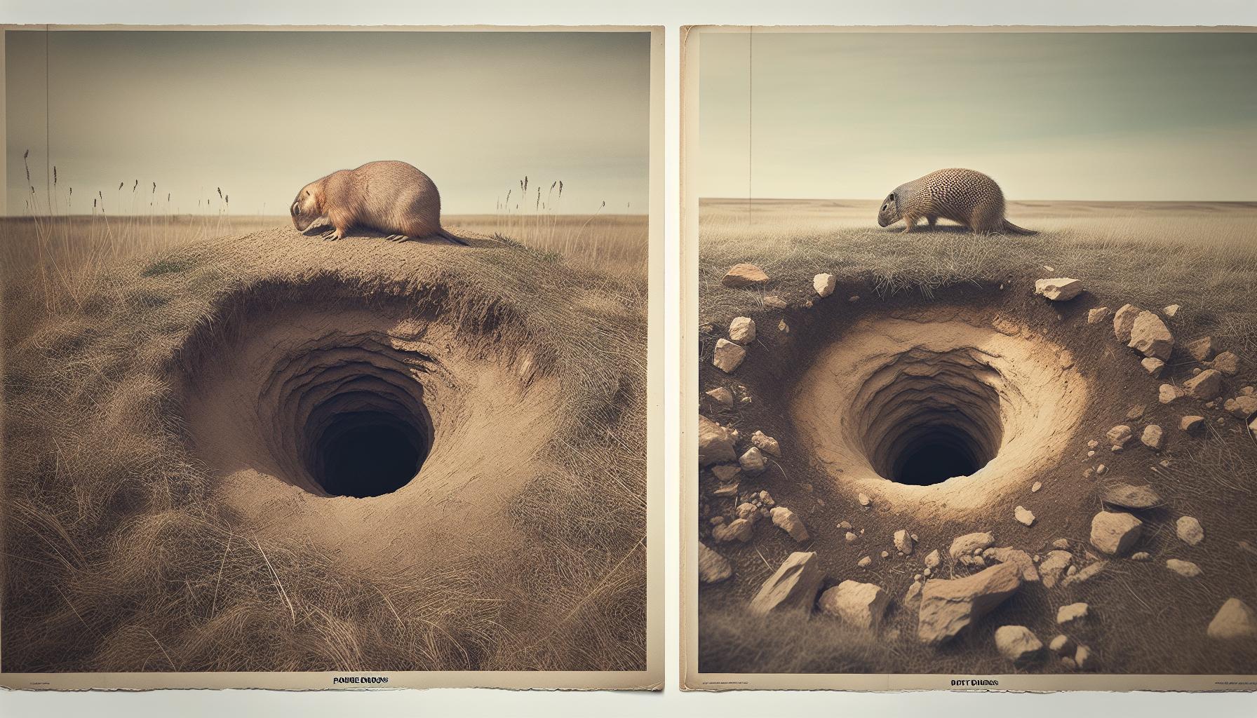Differences Between Prairie Dog and Other Burrows