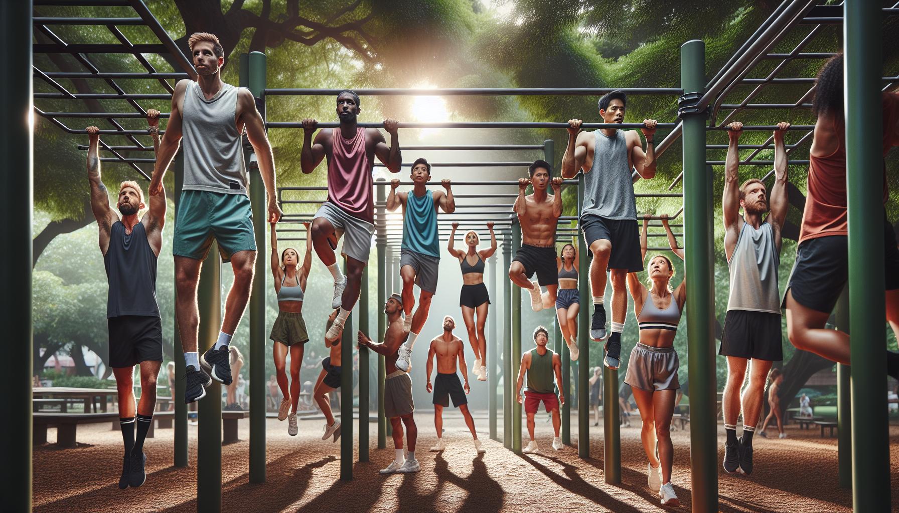 Enhancing Cardio Fitness with Monkey Bar Workouts