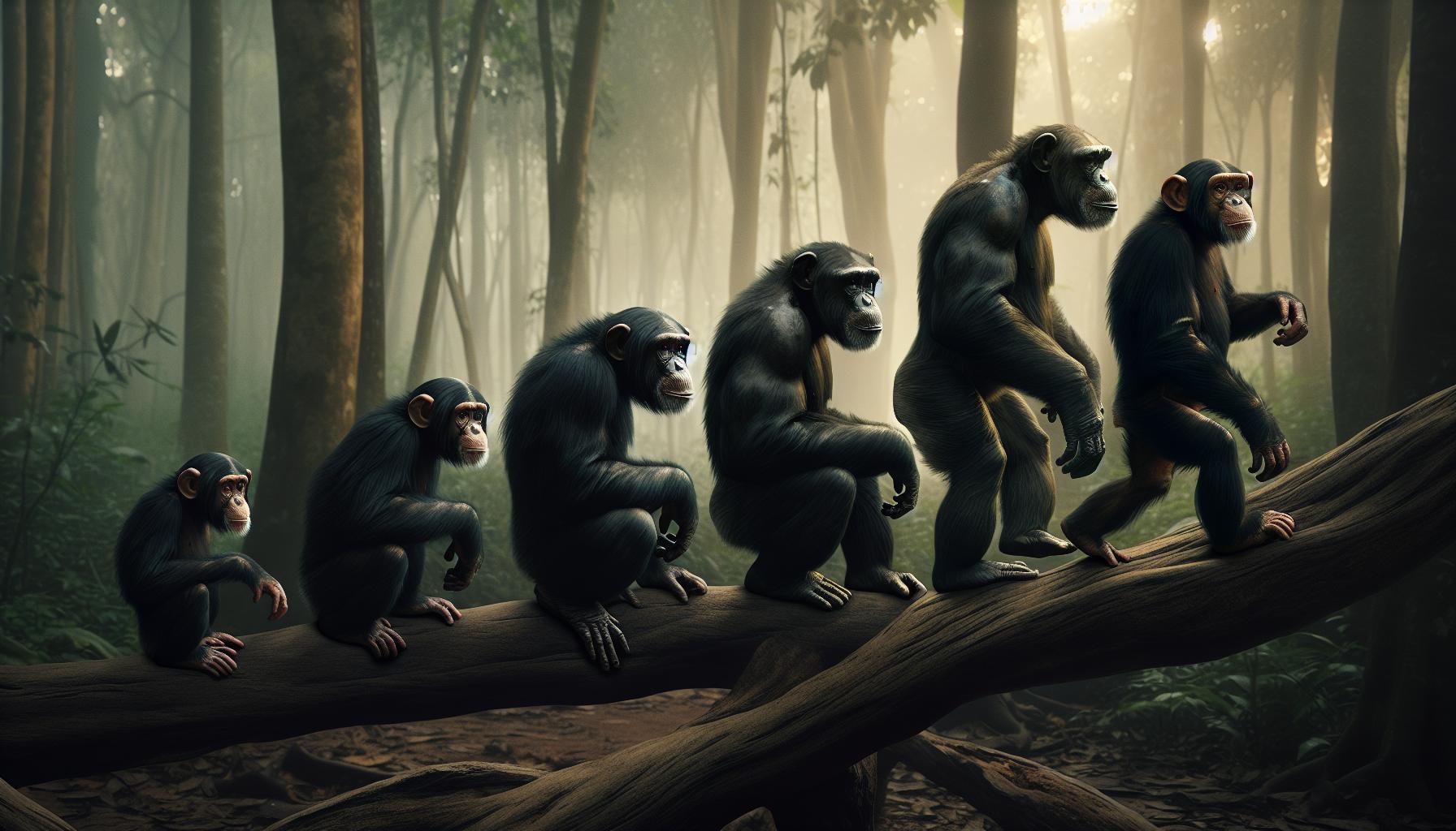 The Evolutionary Journey of Chimpanzees