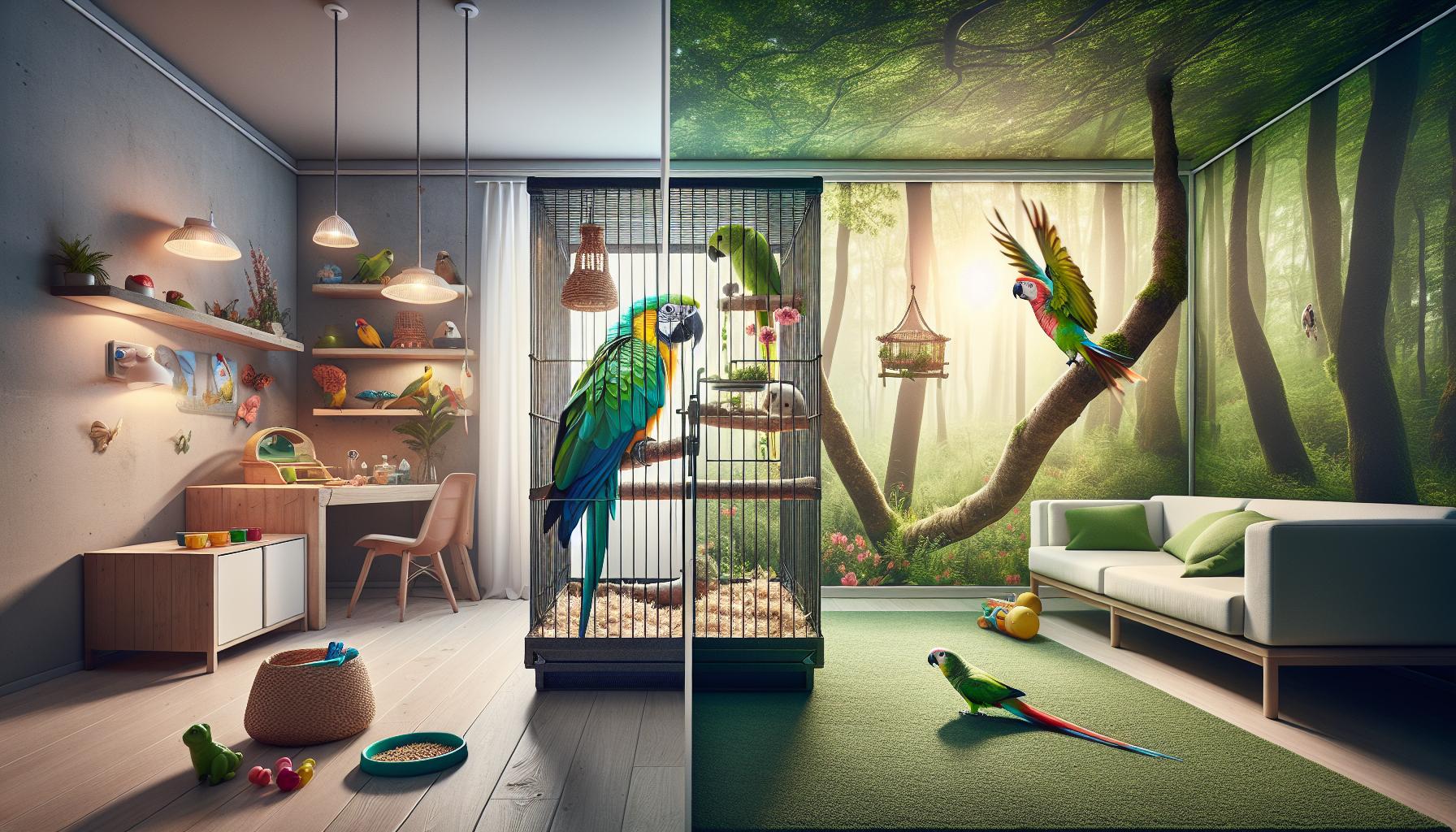 Exploring Parrot Species: Domestic vs. Wild