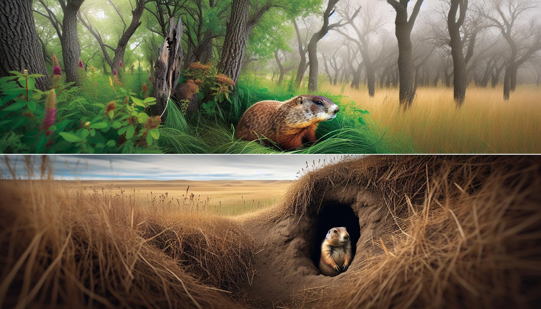 What's the Difference Between a Groundhog and a Prairie Dog? 2 Habitat Differences: Where Groundhogs Live vs. Prairie Dogs