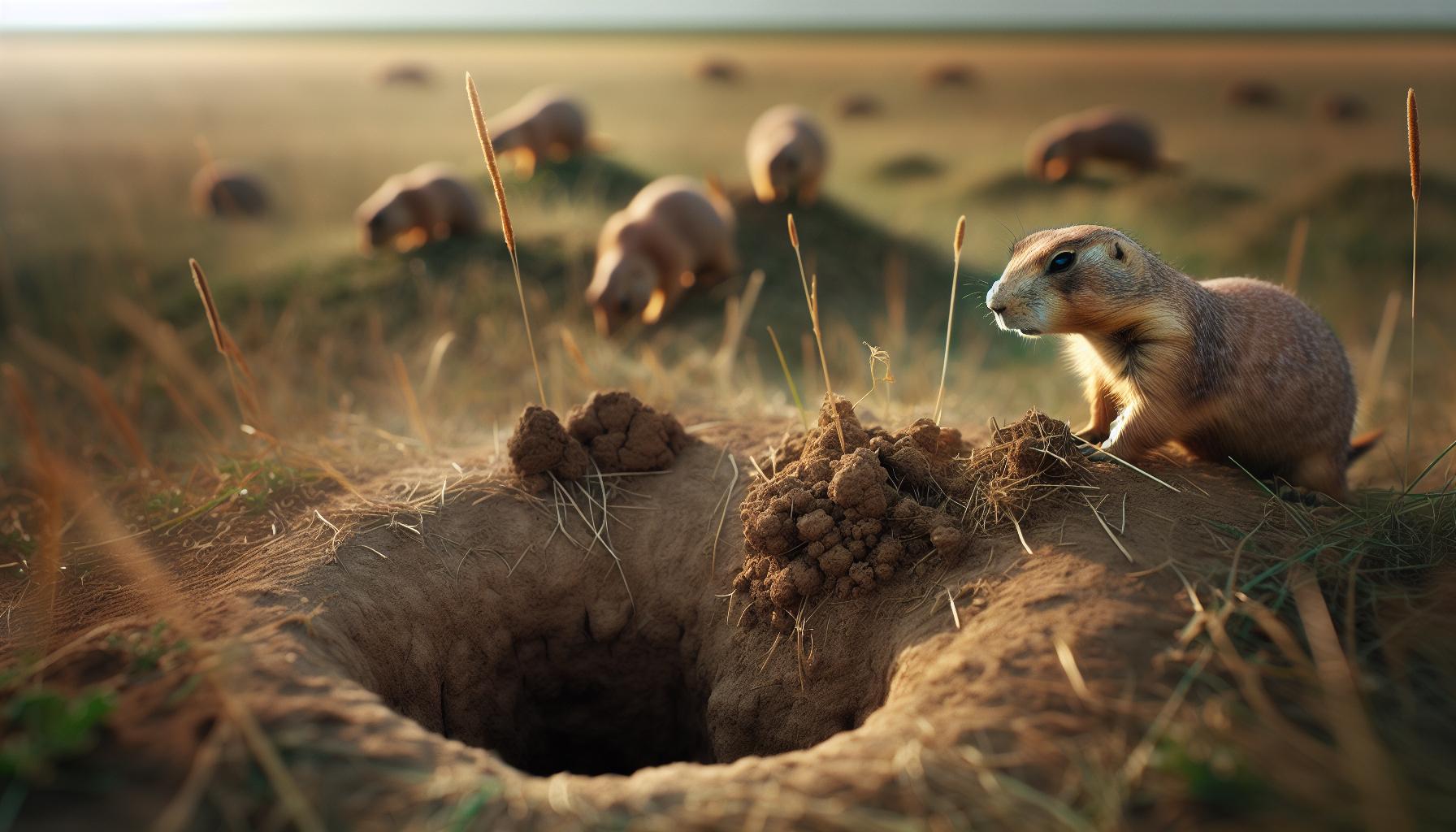 How to Identify Active Prairie Dog Holes