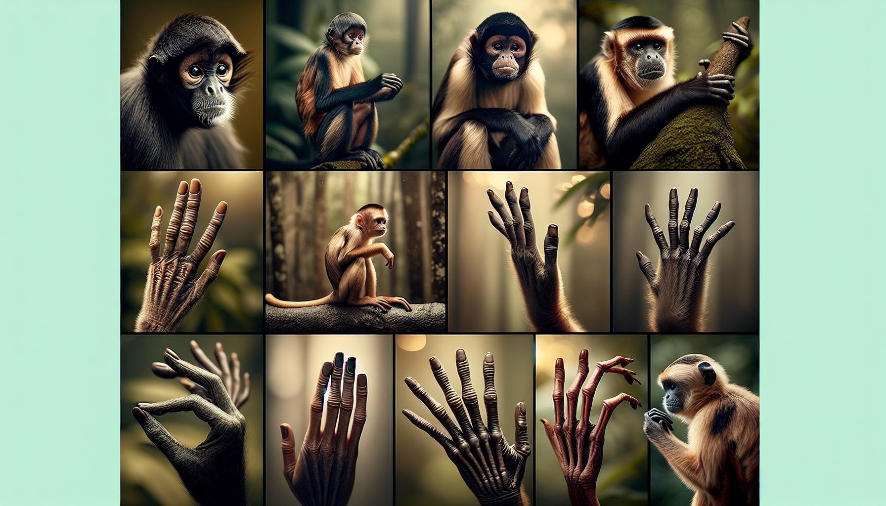 How Many Fingers Do Different Monkeys Have?