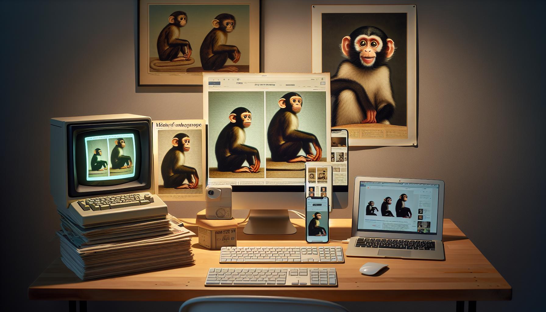 How the Monkey Meme Evolved Over Time