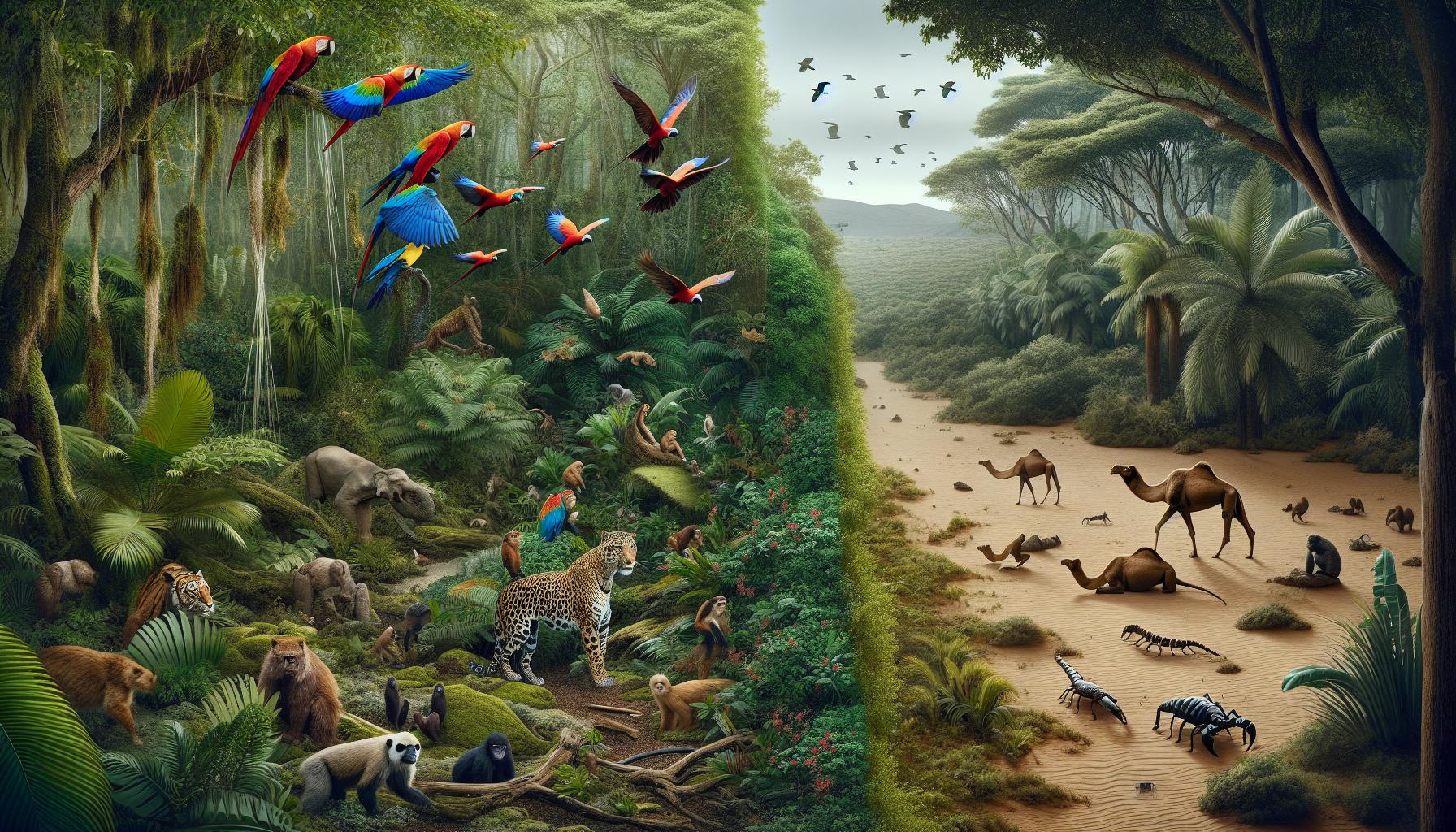 Influence of Geography on Animal Diversity