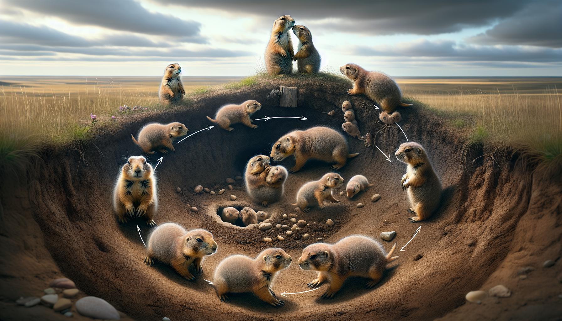 Life Cycle of a Prairie Dog Pup