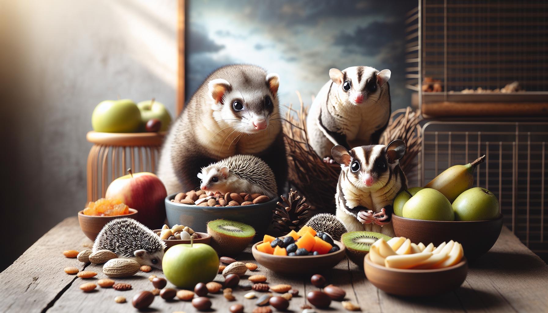 Mammals Uncovered: Diets of Exotic Pets