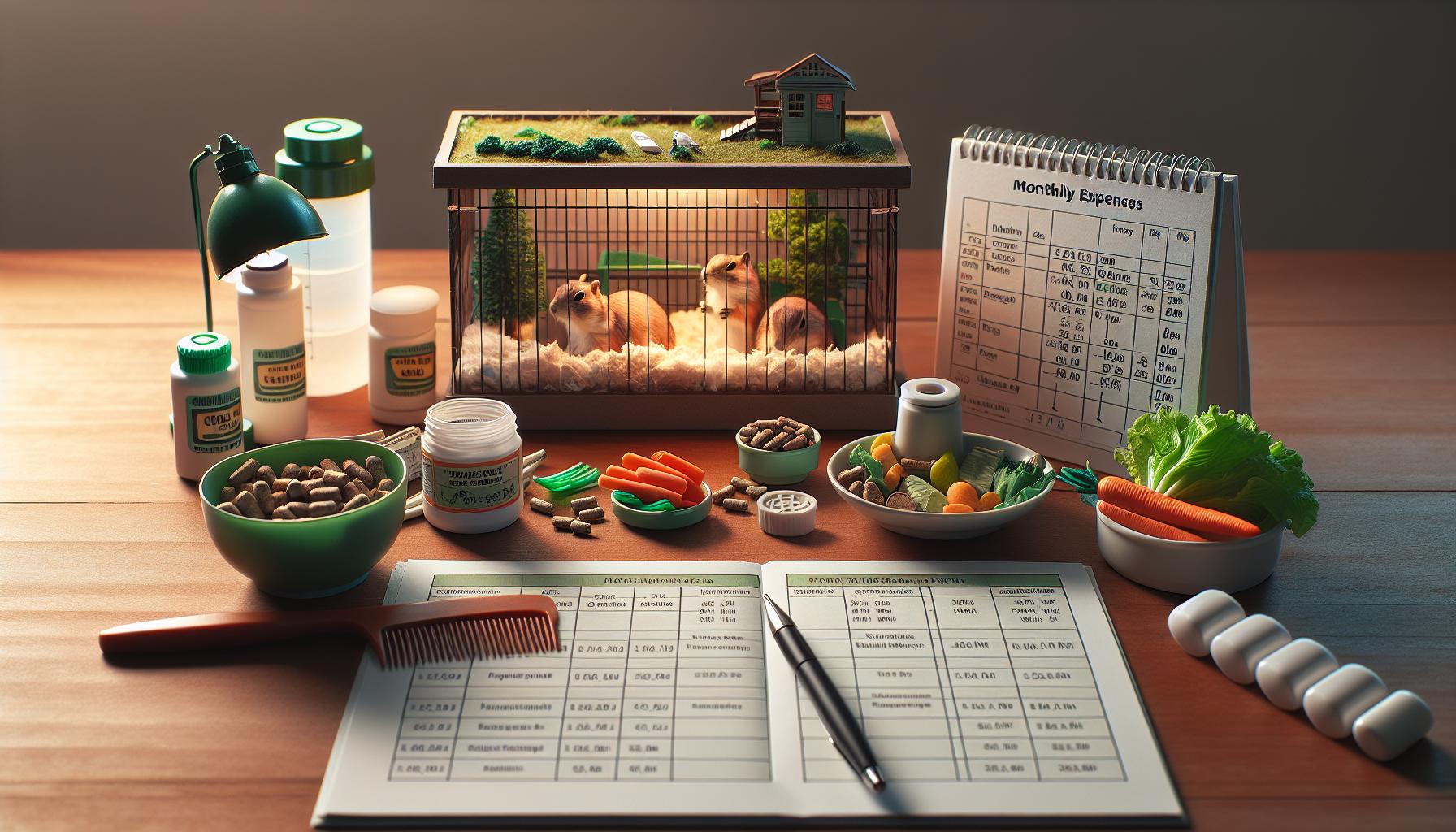 Monthly Expenses for Prairie Dog Care