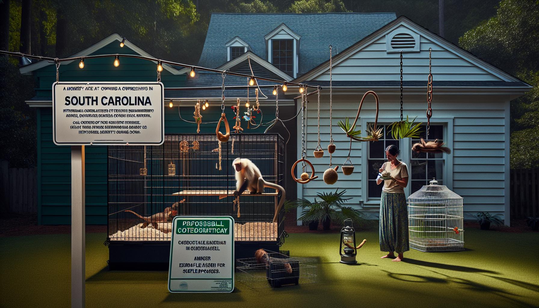 Can You Own a Monkey in South Carolina? Legal Rules