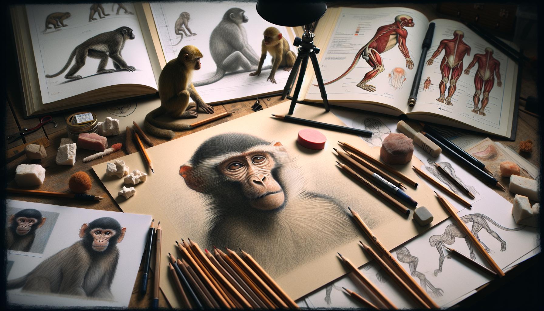 How to Draw a Realistic Monkey? Advanced Art Techniques