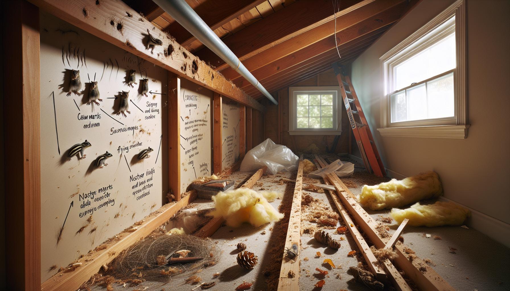 Signs of a Flying Squirrel Infestation