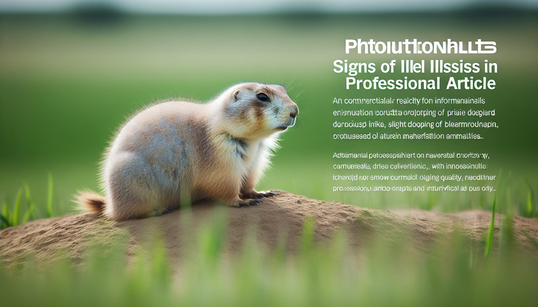 Signs of Illness in Prairie Dogs: What to Watch For