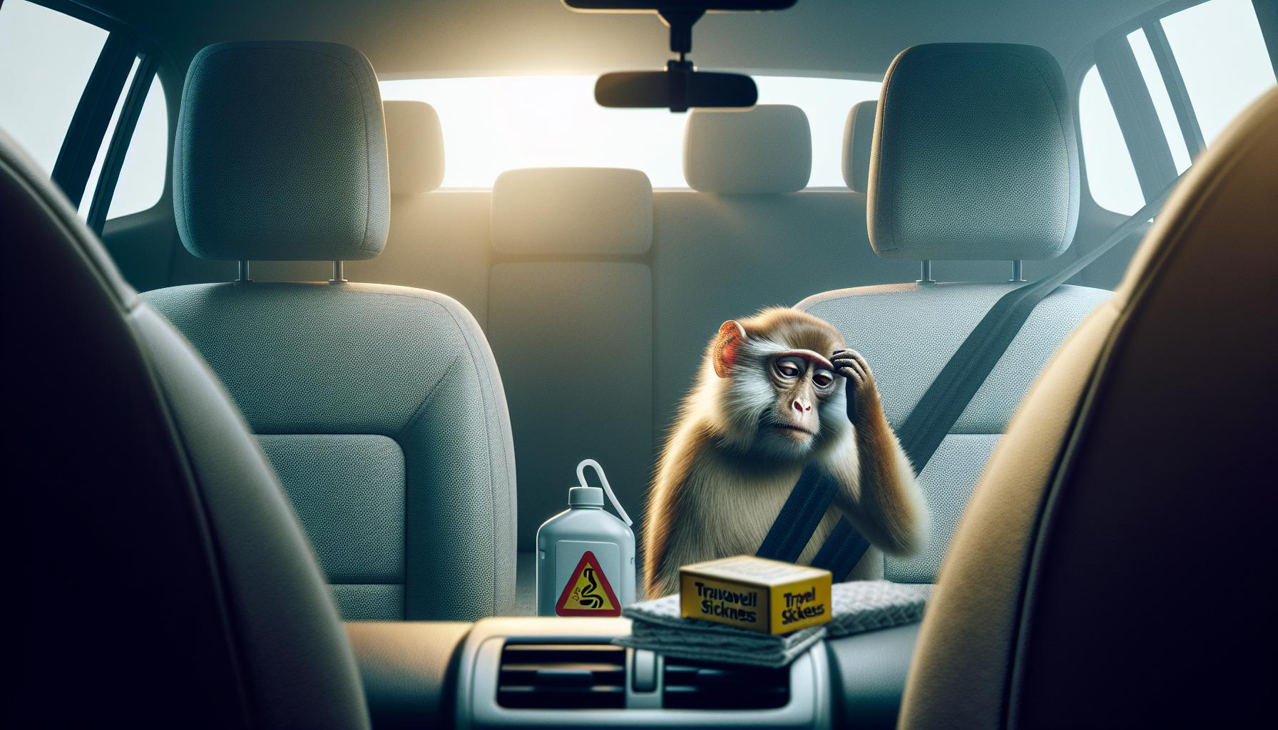 Signs Your Monkey May Be Carsick