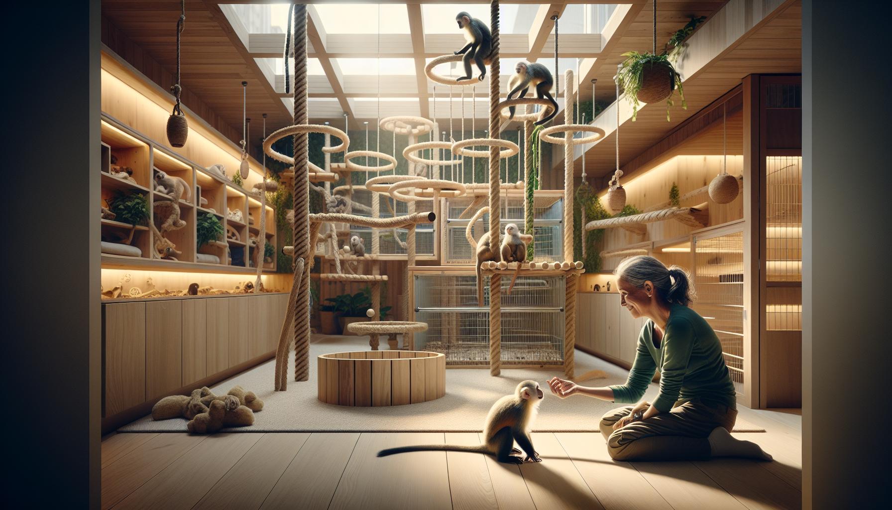 Space and Habitat Needs for Pet Monkeys