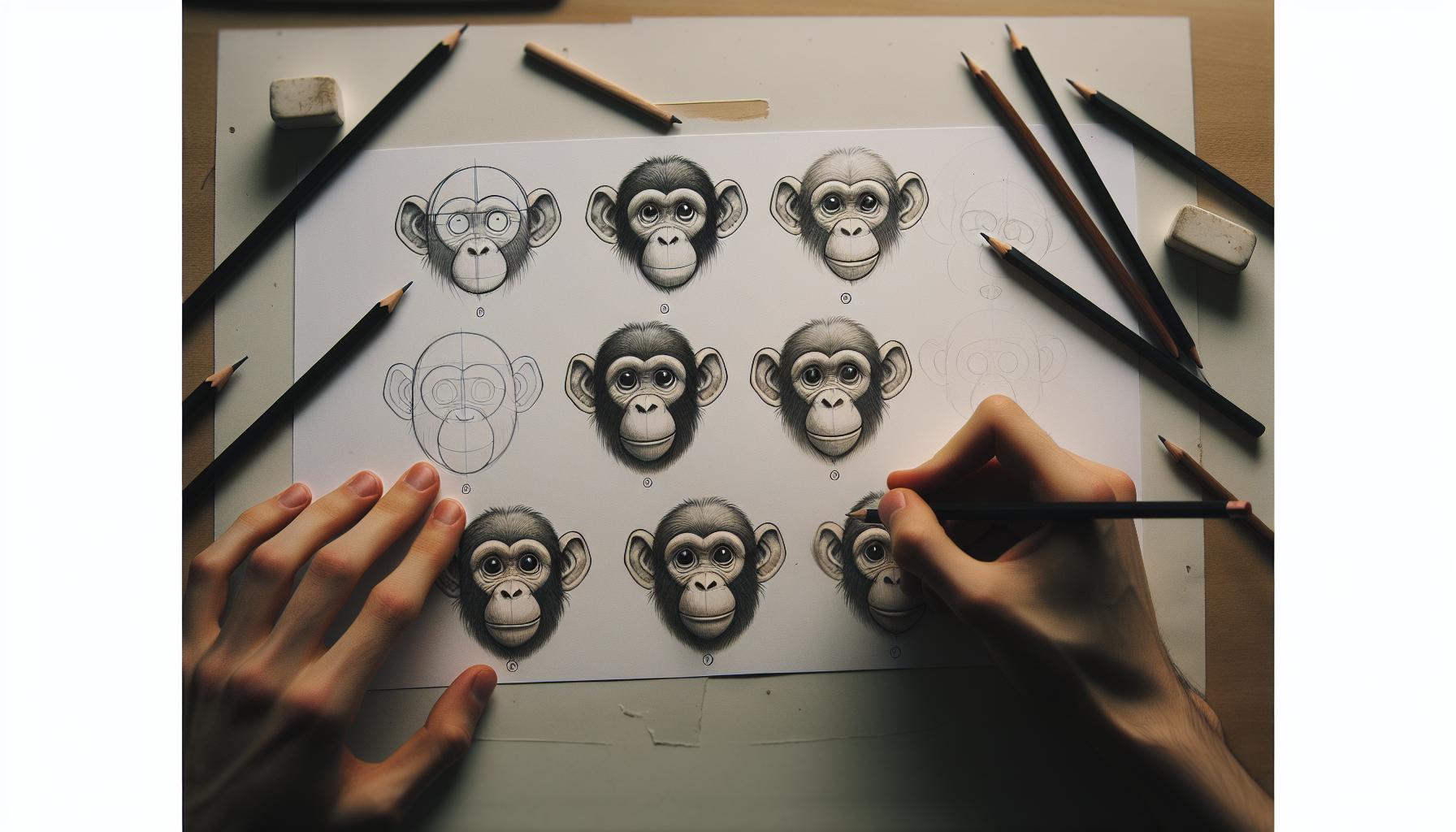 Step-by-Step Guide: Drawing a Monkey's Face