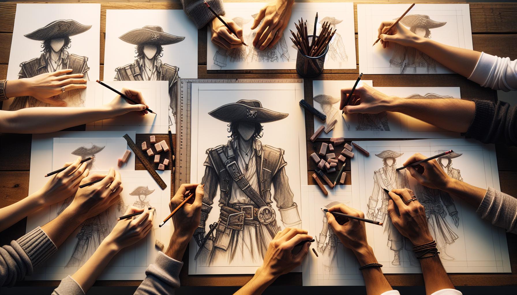 Step-by-Step Guide to Sketching Luffy's Outline