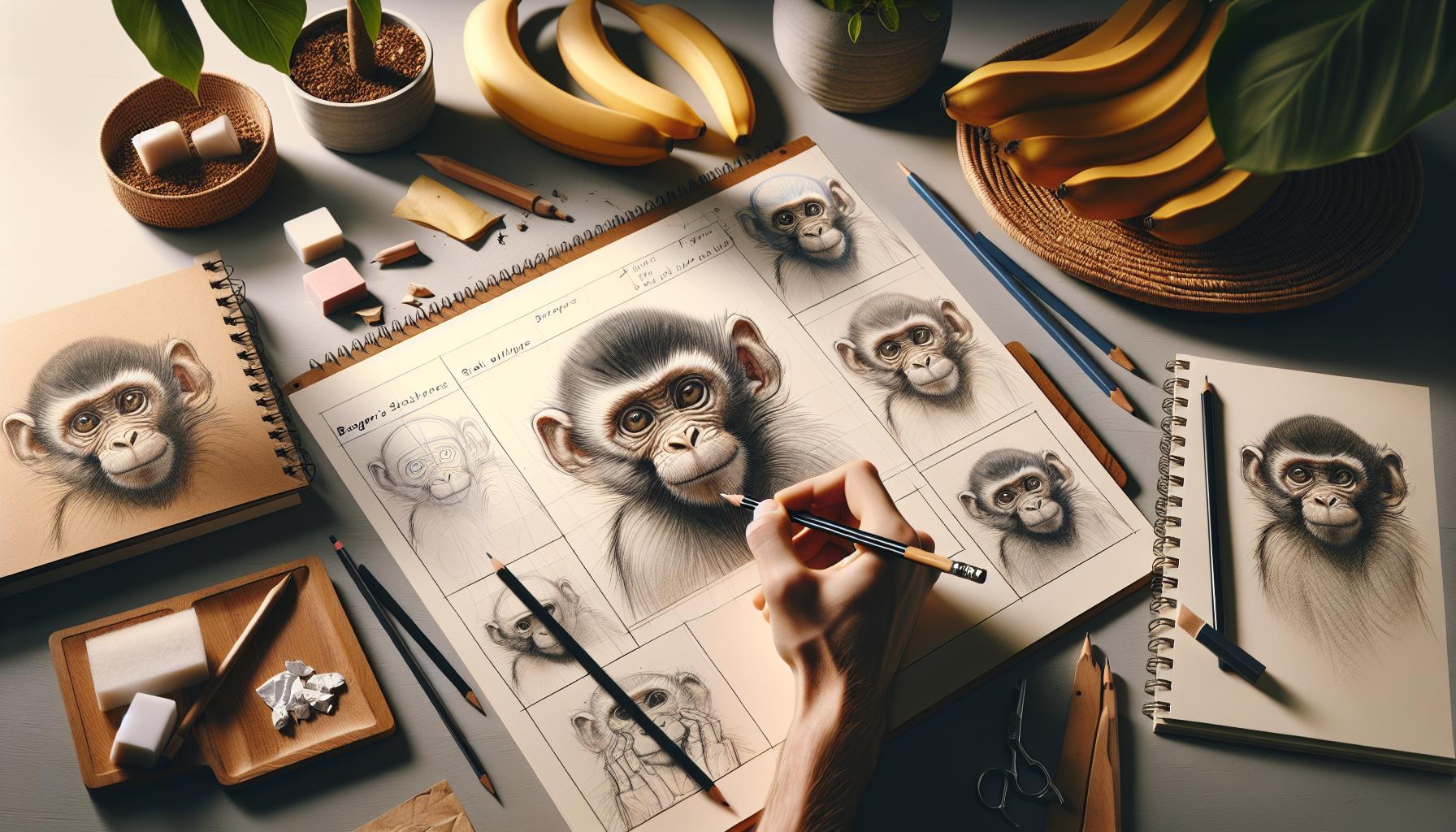 Step-by-Step Guide to Sketching a Monkey