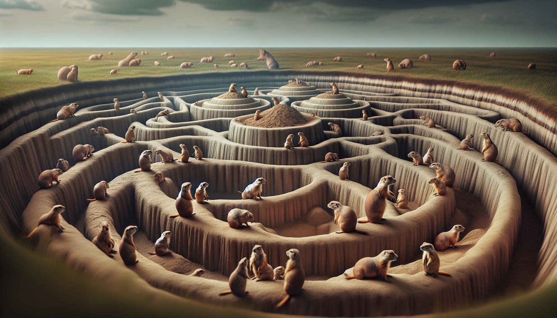 The Structure of Prairie Dog Colonies