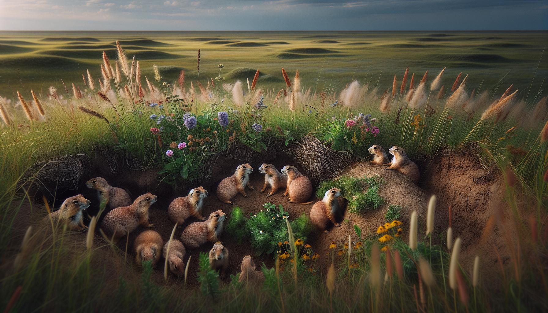 Types of Grasslands and Prairie Dog Communities