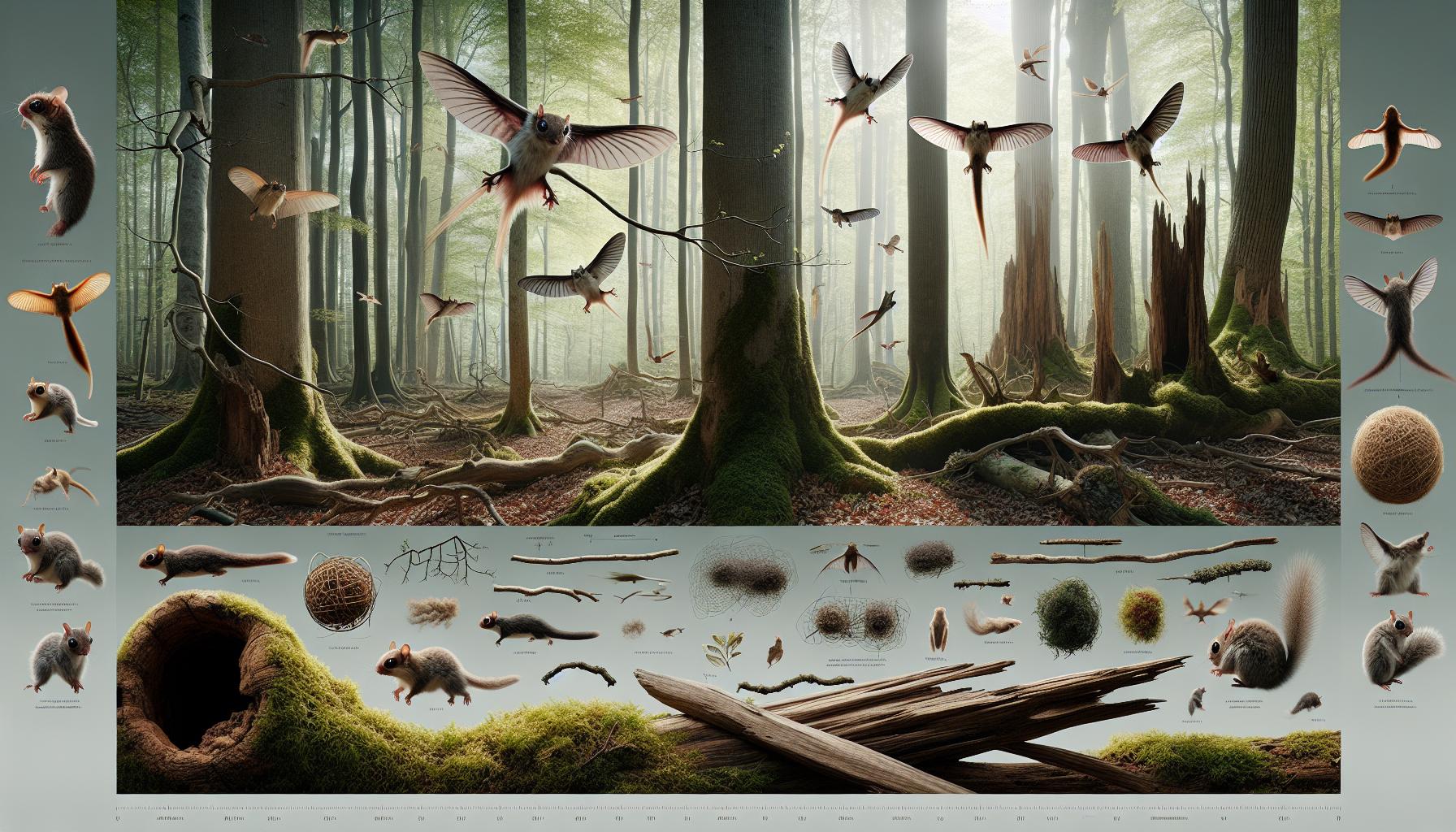 Types of Habitats for Flying Squirrels