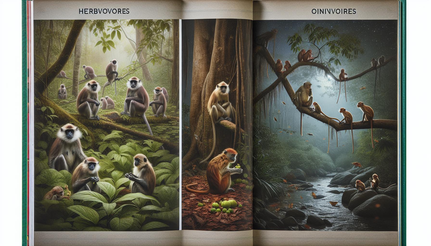Types of Monkeys: Herbivores, Omnivores, and Carnivores