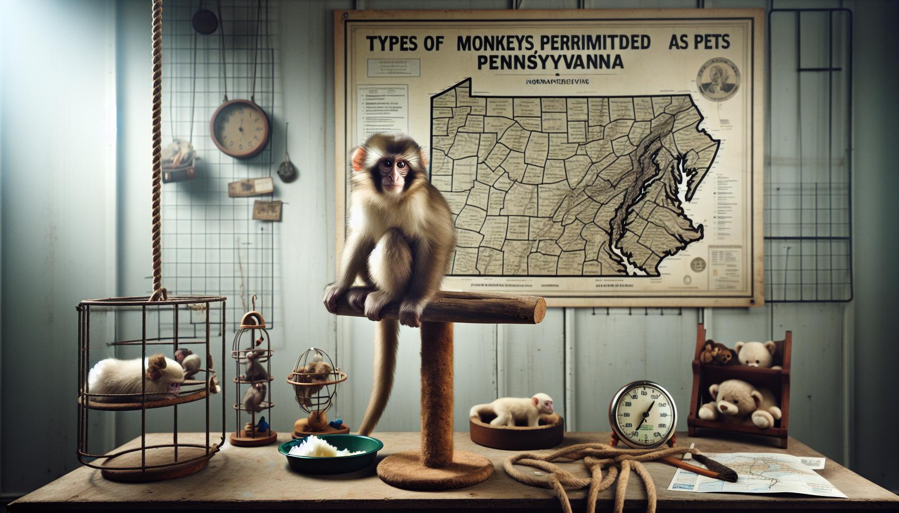 Types of Monkeys Permitted as Pets in Pennsylvania