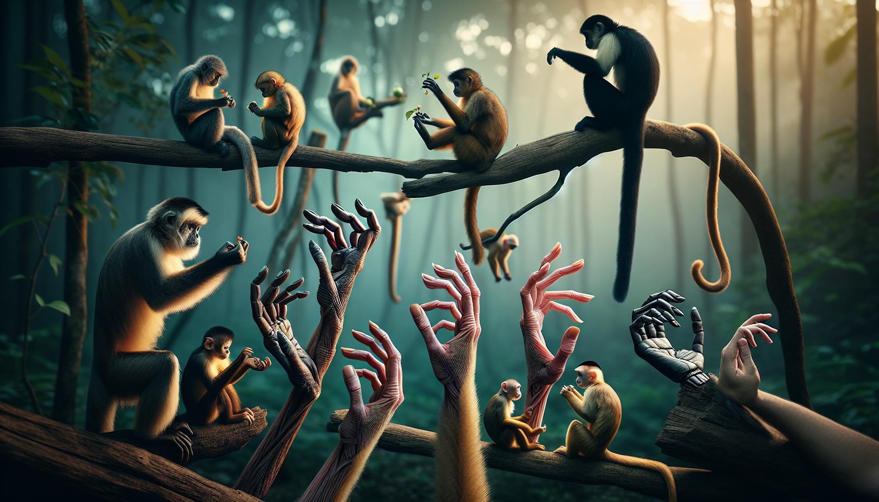 Types of Monkeys and Their Unique Finger Structures