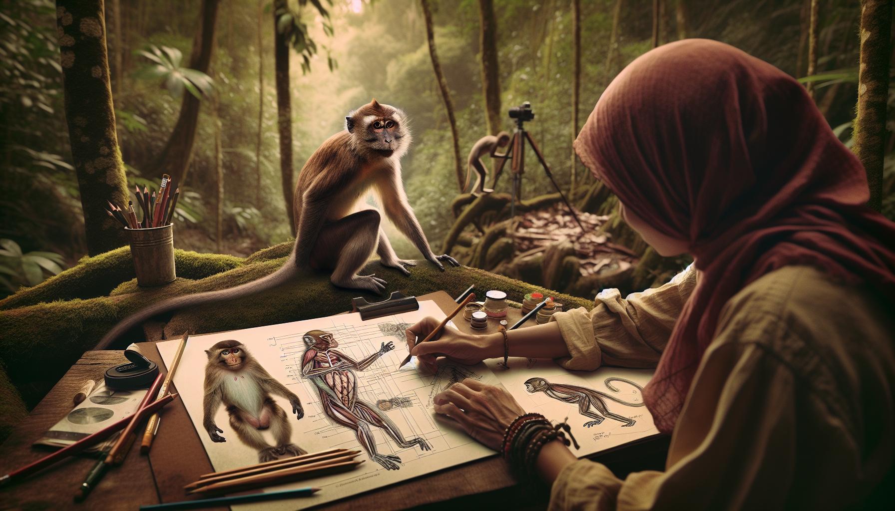 Understanding Monkey Anatomy for Better Sketches