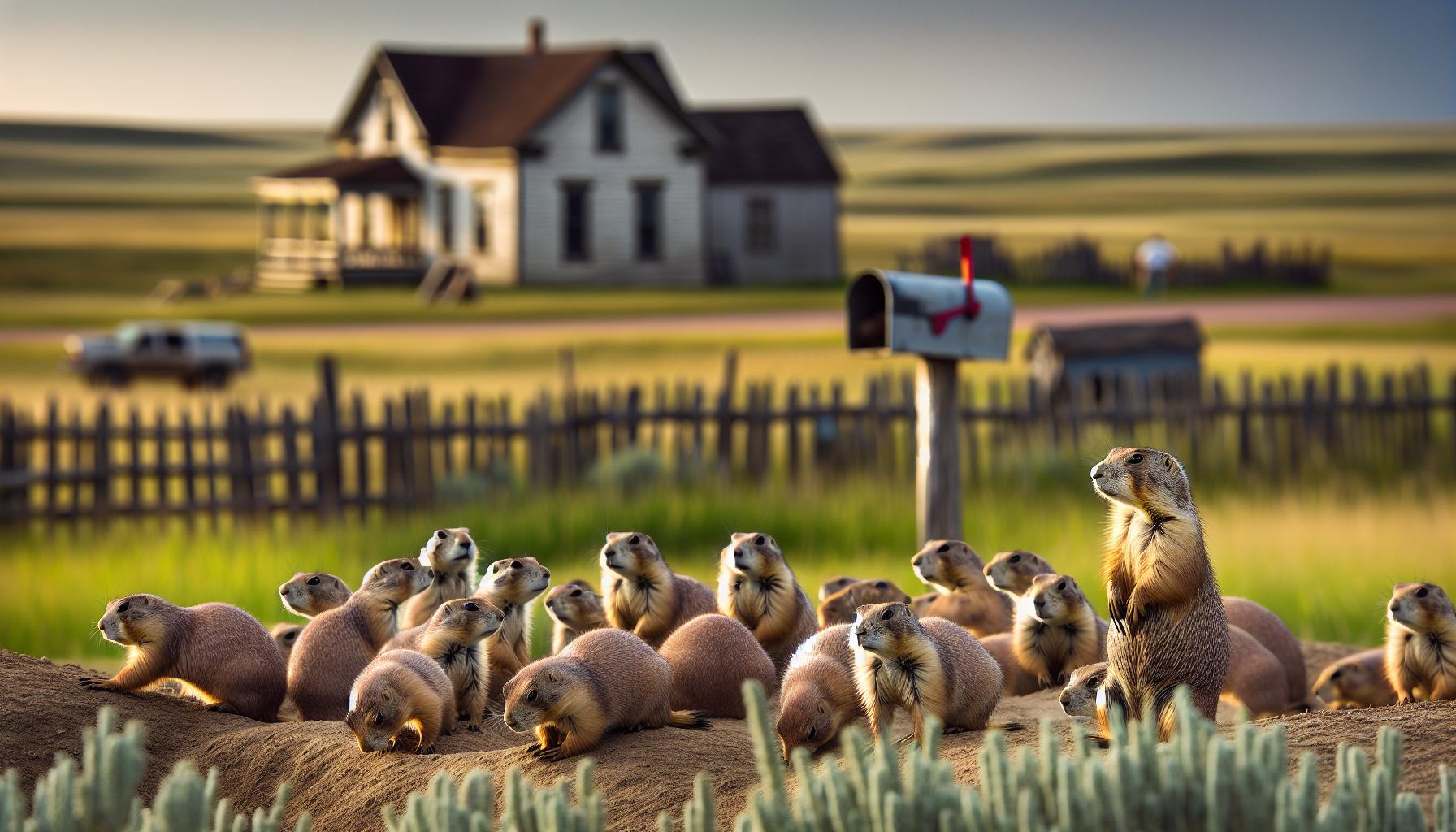 Unique Behaviors of Prairie Dogs in Towns