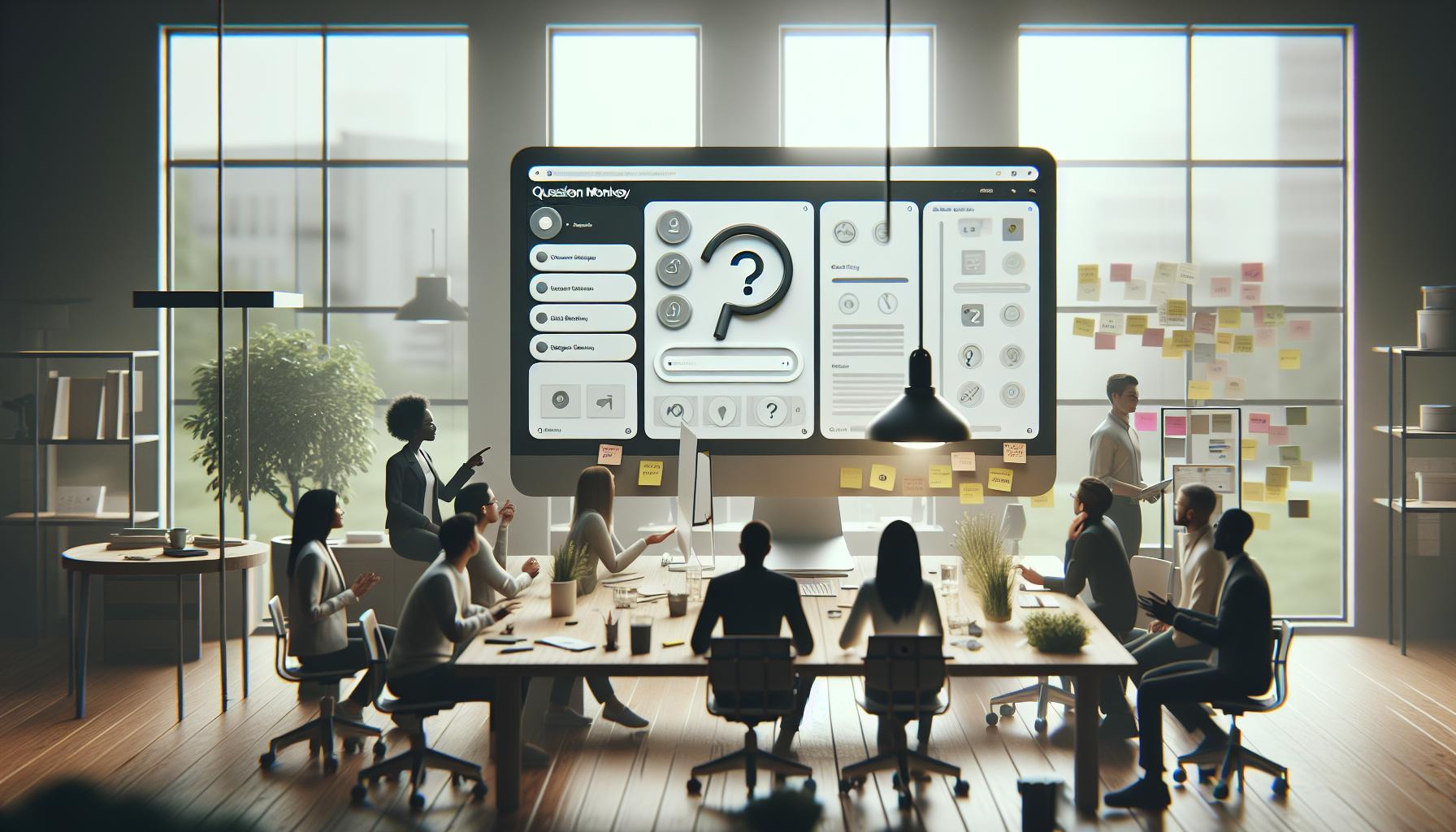 User Experience: Navigating the Question Monkey Interface