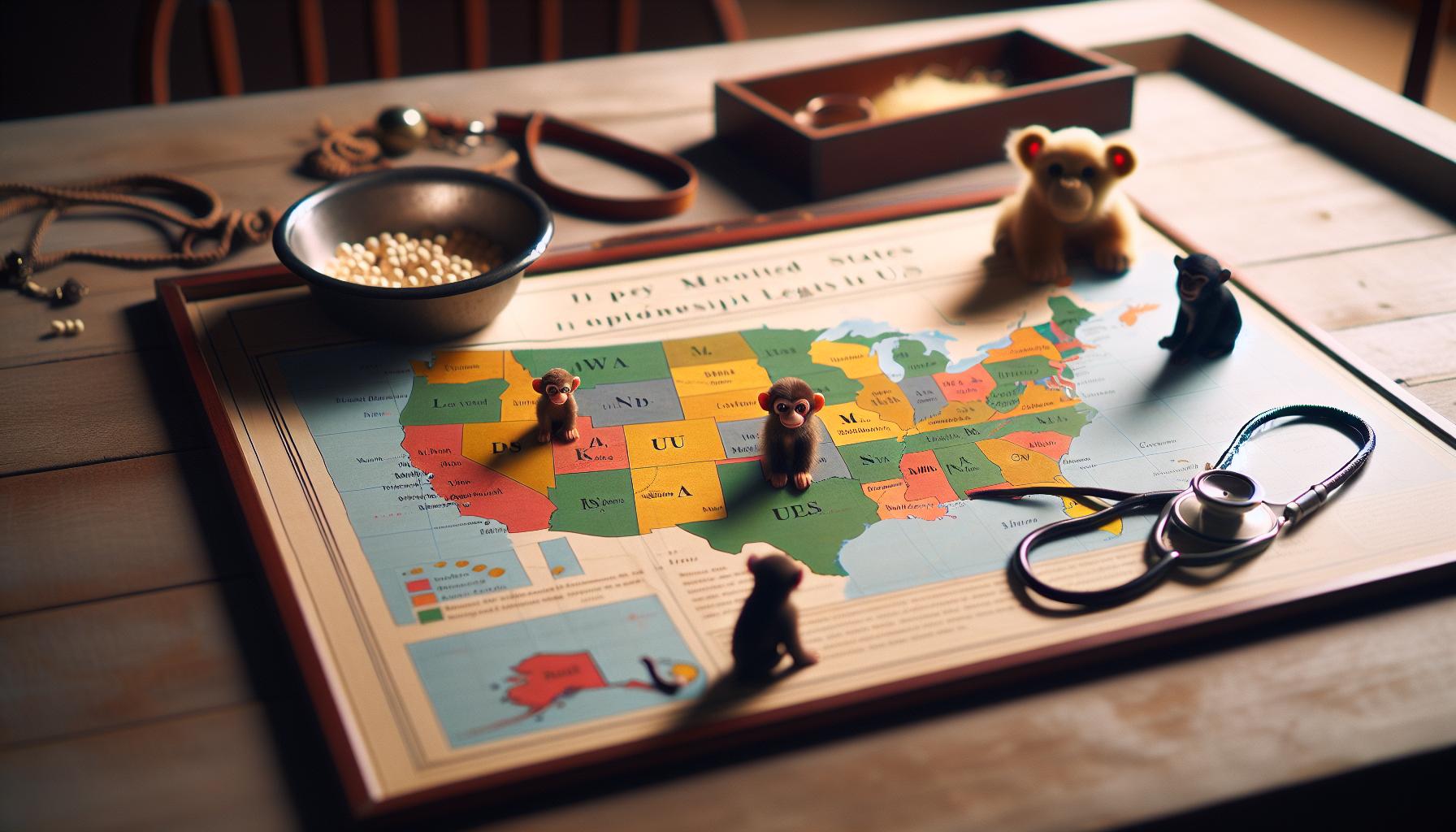 Where Are Pet Monkeys Legal? A State Overview